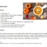 Healthy pumpkin soup ingredients and how to prepare